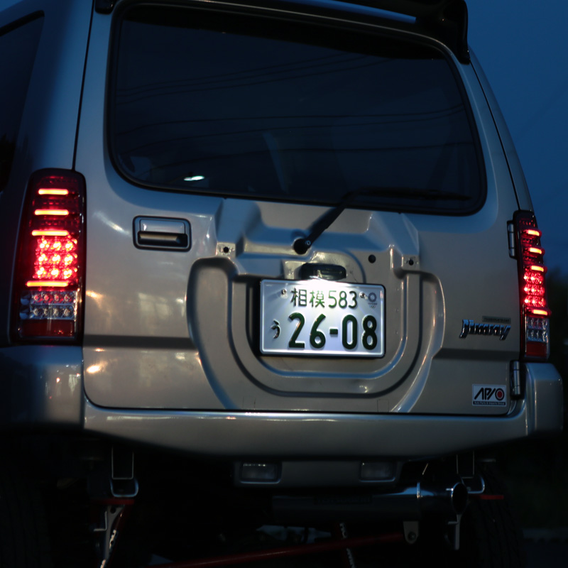 【販売終了】スペタイヤレスナンバー移動キット（JB23, JB43）